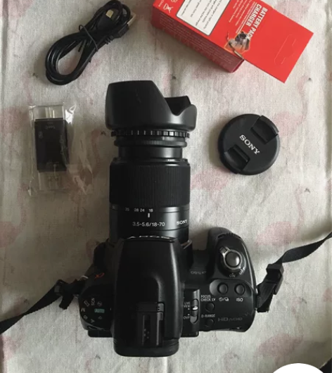 闲置转让索尼中端单反相机，带索尼原装18-...