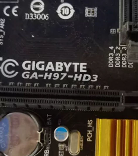 技嘉H97 HD3主板一张，原装拆机，正常...