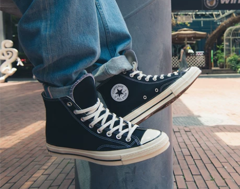 匡威1970s三星标黑高经典黑色高帮162...