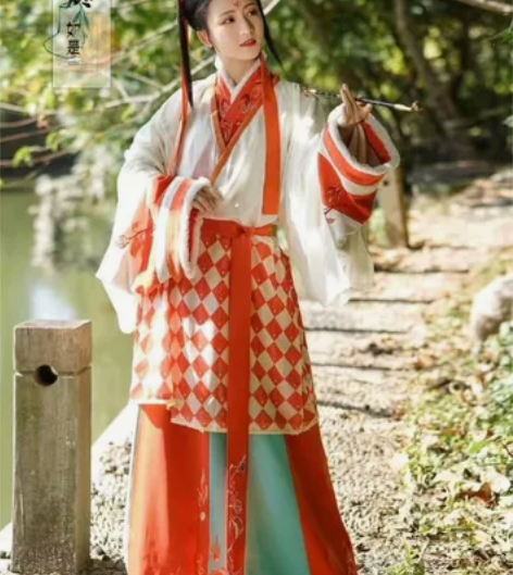 如是观汉服扶桑晋制纱襦 几乎全新，s码。1...