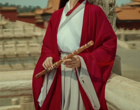 【年货价】红色汉服女古装武侠古风中国风魏晋...