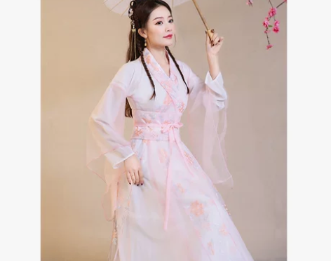 【年终盛典】原创汉服女古装超仙气古风学生改...