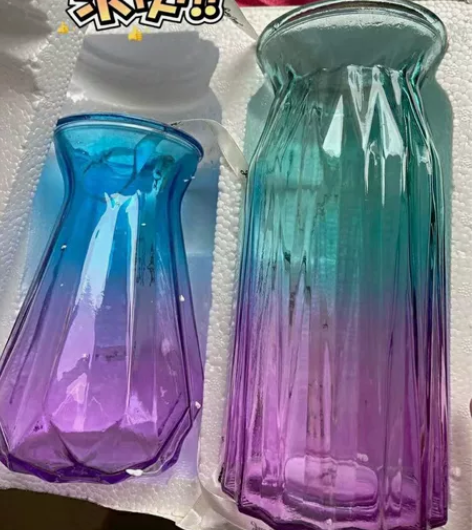 【买一送一】创意高档玻璃花瓶插花水养北欧风...