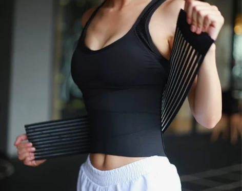 运动护腰带男女同款健身腰封深蹲训练篮球跑步...