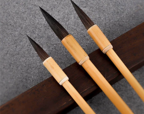 鼠须紫毫毛笔套餐楷隶书行草颜体国画成人初学...