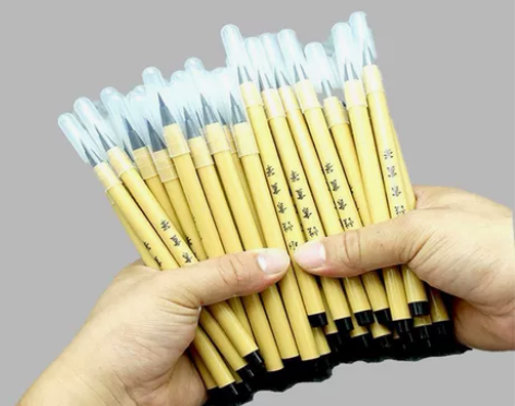 压货，新式毛笔，软头钢笔式毛笔，初学者，小...