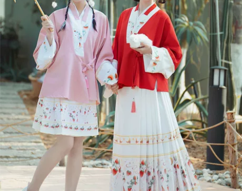 舜华集【甜甜兔】马面裙半袖衫万字长袖夹衣三...