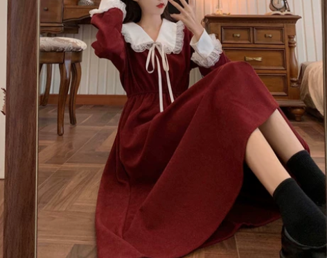 春装2021新款小个子法式仙女连衣裙女春季...