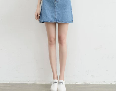 半身裙女夏2022新款韩版百搭学生牛仔裙大...