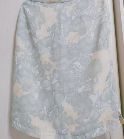 小红薯穿搭博主闲置 早春新款莫奈油画感气质...