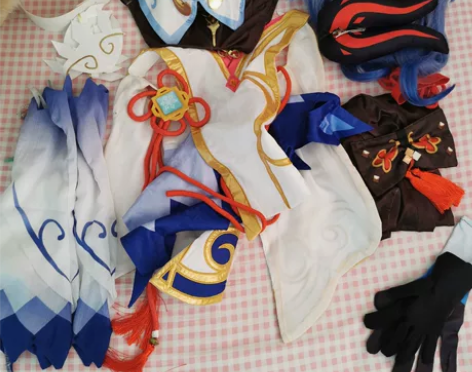 出/换三町目家甘雨cos服m码 加造型假发...
