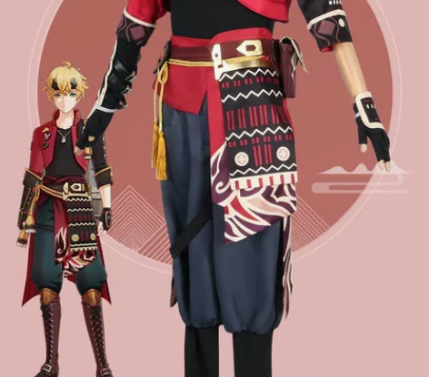 【包邮出】退坑出原神托马cos大全套xl码...