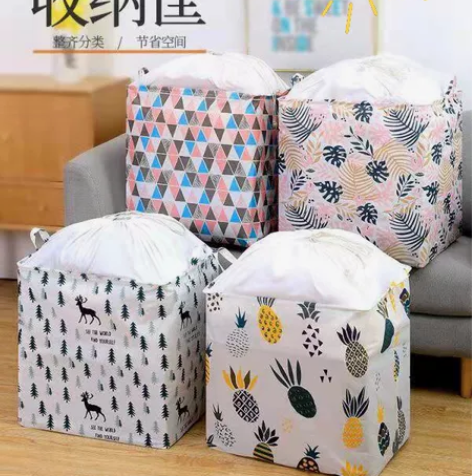 全新衣服收纳布艺收纳箱整理袋子大号家用被子...