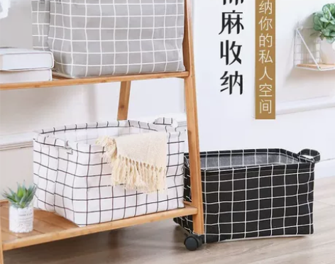 布艺收纳箱可折叠家用脏衣物书收纳筐学生宿舍...