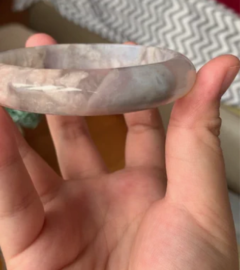 奶紫色带飘粉 61-62口没扣就2处小内爆...