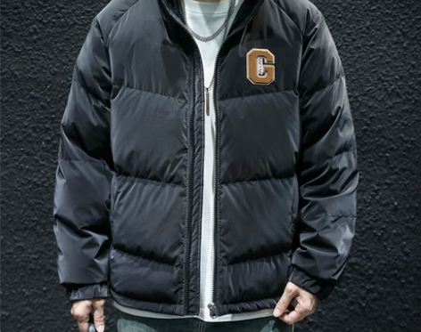 白鸭绒男女90%立领短款羽绒服男冬季宽松潮...