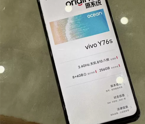 vivoy76s     8+4运行256...