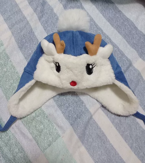 儿童雷锋帽和围脖，仅试戴，售出不退不换，江...