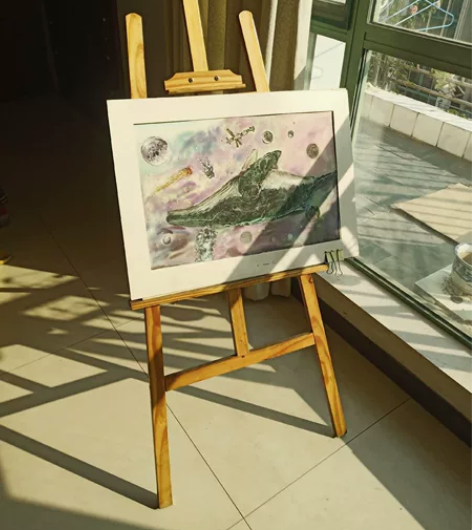 画架，带画板！画板50*60!25元！ 感...