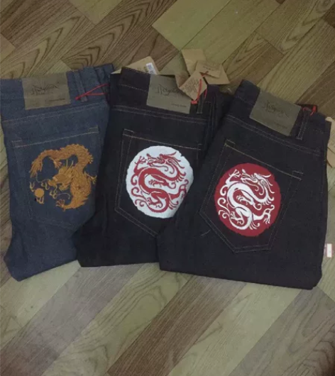 原牛牛仔裤 未脱浆养牛款 赤耳包边 质感好...