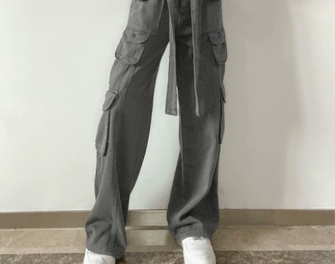 tuku美式复古高街ins工装裤嘻哈潮帅气...