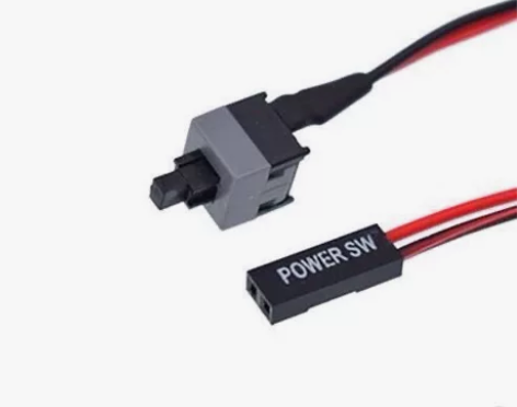 台式电脑主机外接开关重启线机箱开机线RES...