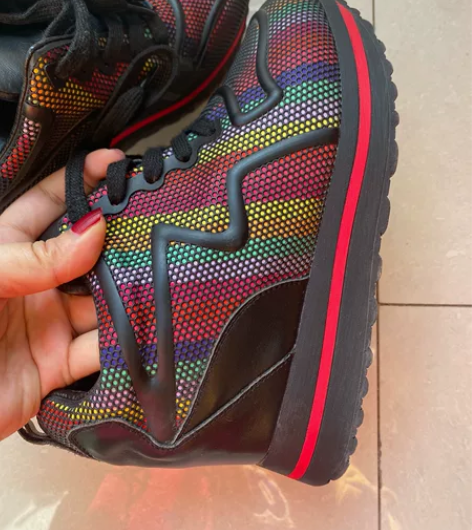 内增高女鞋,38码,里外全皮,穿过一次,商...