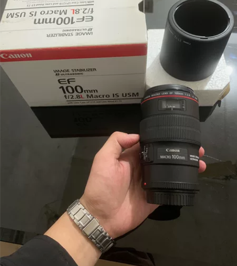 佳能百威防抖版本 100mm is usm...