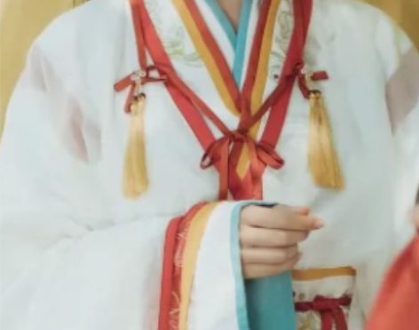 汉风吟妙上晋制襦裙交窬裙印花刺绣 全套全新...