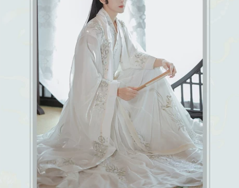 河汉涓埃【雨师】原创晋制齐腰襦裙重工刺绣汉...