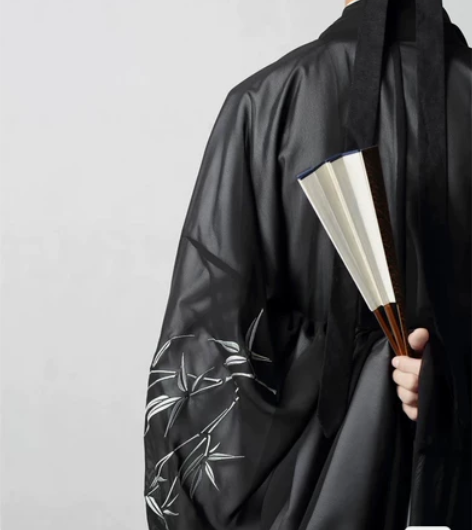 如梦霓裳青玉案直裾大袖衫男款汉服 165码...