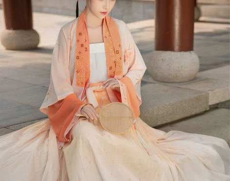 九曲阑珊凝露原创汉服女宋制四件春夏改良褙子...