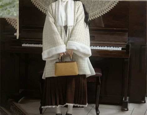 通勤 汉服改良款 秋冬 整套130包邮全新...