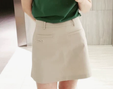 短裙半身裙Malbon Golf高尔夫迷你...