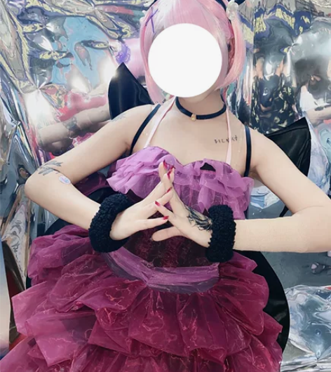 悠窝窝拉姆小恶魔cos服 M码，配件齐全，...