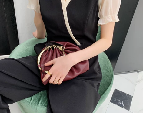 ?泡泡袖连体裤女2022新款夏季高腰垂感阔...