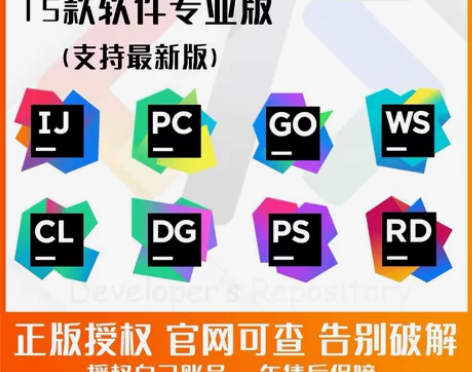 JetBrains全家桶正版一年授权，可免...