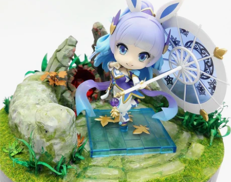 王者荣耀正版 幻舞玲珑公孙离Q版异色紫色手...