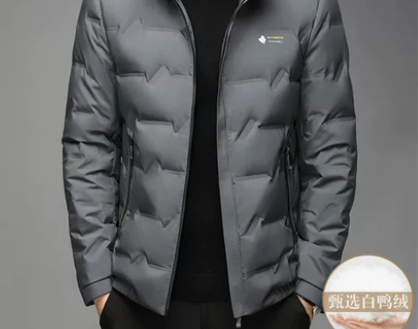 冬季新款雅鹿羽绒服男装正品中青年男士短款加...