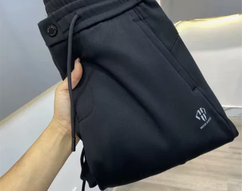 海澜之家运动休闲裤加绒加厚！冬季松紧腰休闲...