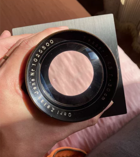 大画幅镜头 蔡司天塞300/4.5，成色看...