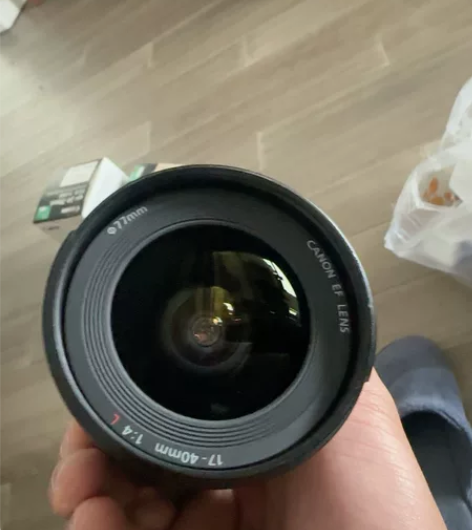 EF17-40F4 佳能红圈镜头 想做淘宝...