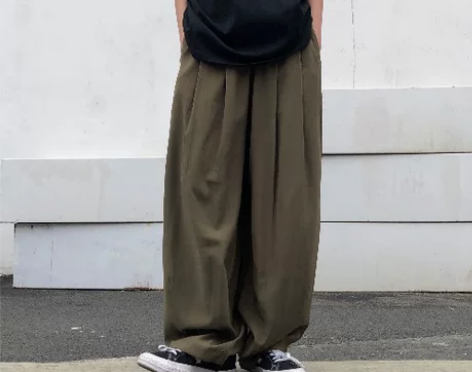 MOMMAE 潮流ins日系复古港风坠感宽...