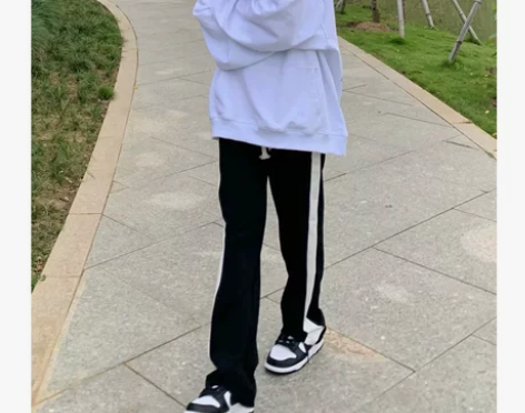 【春节不打烊】秋冬加绒休闲运动卫裤ins高...