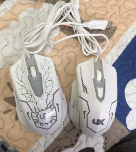 有线机械电竞游戏办公专用宏鼠标吃鸡台式电脑...