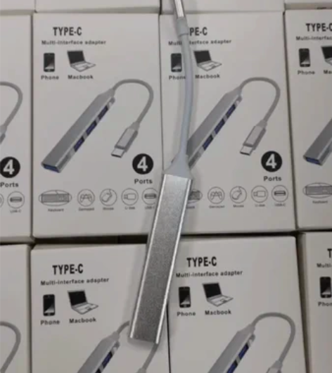 全新批发4合1拓展坞typec分线器USB...