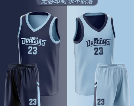 双面篮球服套装男定制夏季篮球比赛训练队服儿...