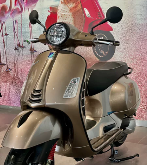 vespa300 GTS 古铜金色 复古踏...
