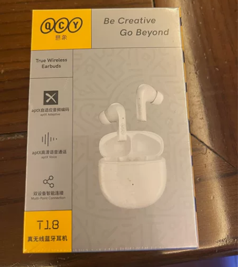 QCY T18 蓝牙耳机全新未拆封,品牌方...