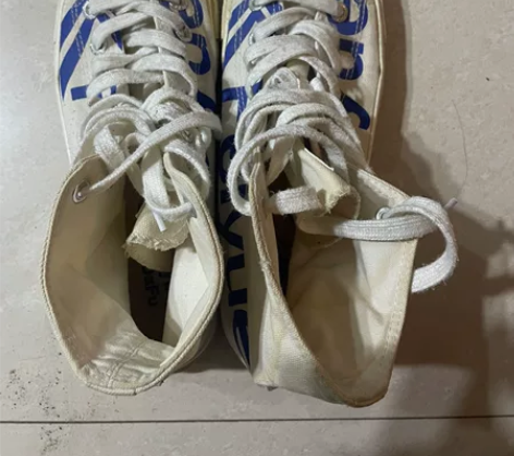 毕业清闲置鞋 男士高帮帆布鞋43尺码  飞...